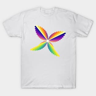 Aurora Butterfly | Flying Wings Bar Charts White T-Shirt